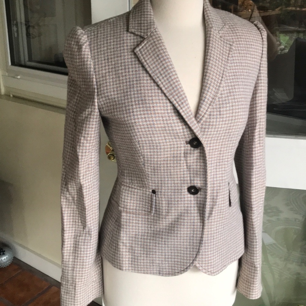 Fillmore Wool Blazer Houndstooth